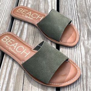 Beach by Matisse Suede Upper Slide Sandals